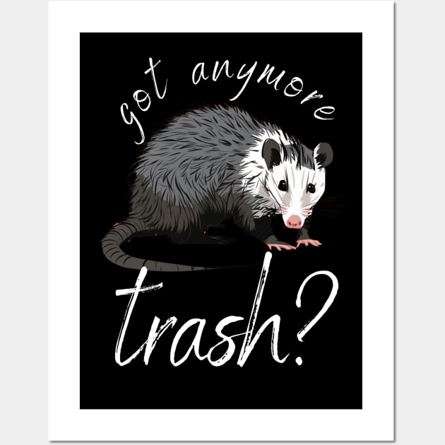 Eat Trash Oppossum Wall Art by AnimeVision